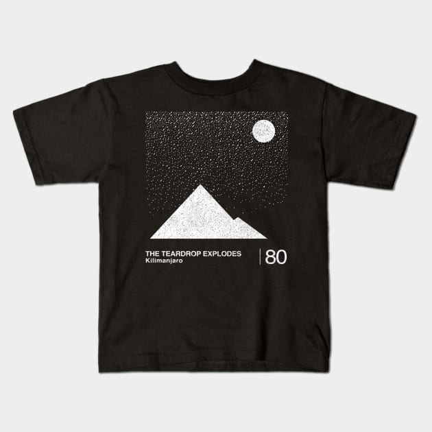 Kilimanjaro / Minimalist Graphic Artwork Design Kids T-Shirt by saudade